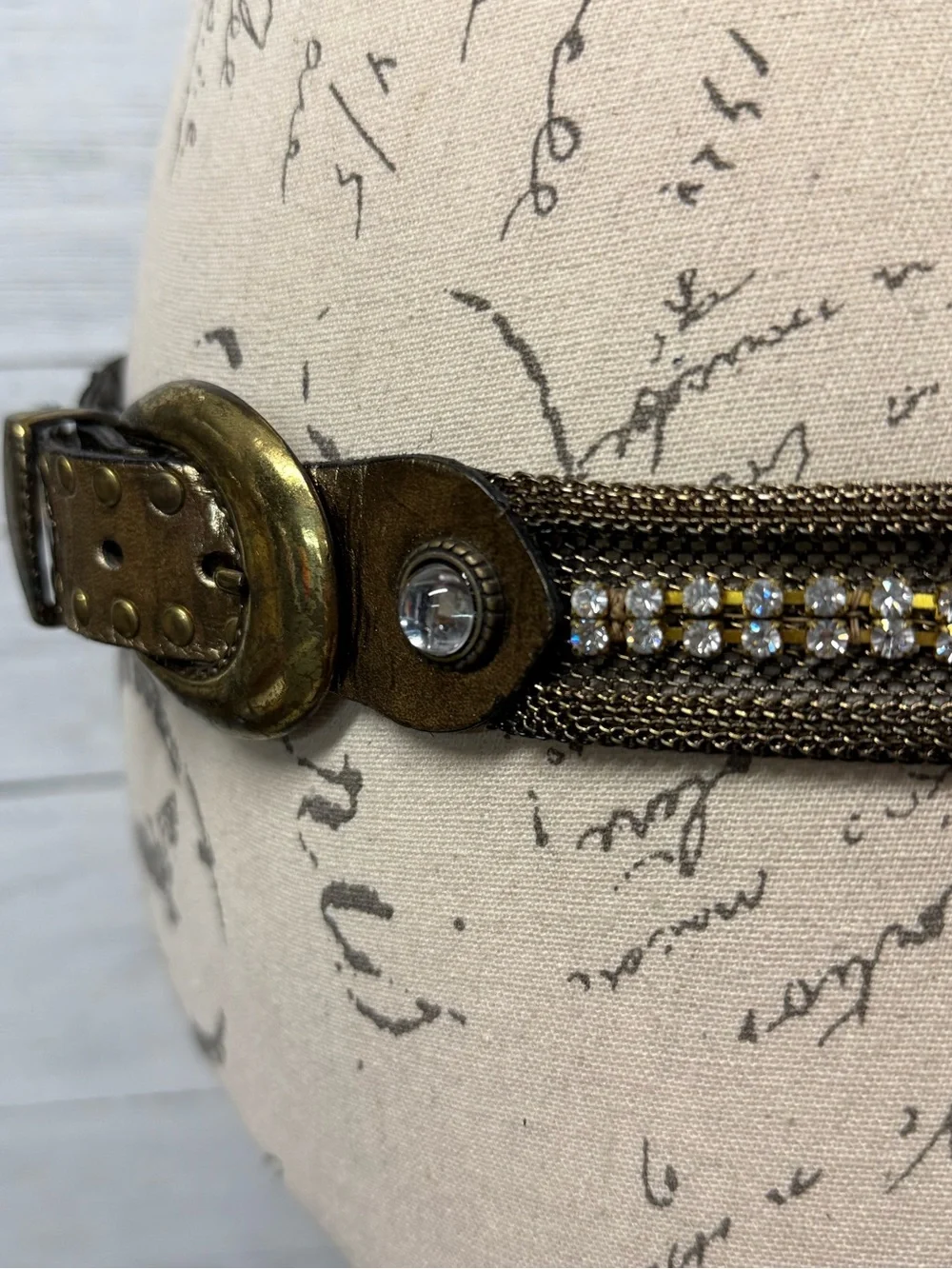 Vintage Sand Castle Rhinestone Women’s Fashion Belt